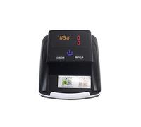 Compteur d'argent, Détecteur portable de faux billets (euros et dollars) - Compteuse devises Identification rapide des avec affichage LED(Zwart)