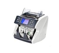 Compteur d'argent, Money Counter Machine 2 cis montre une valeur totale 6-8 mélange Billnote comptant faux argent/devise contrefaite détection UV/mg/ir