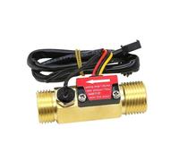 Compteur d'arrosage pour tuyau d'arrosage Compteur De Débitmètre Liquide En Laiton G1/2" Fonctionnant Courant Continu 3,5~24 V For Distributeur D'eau