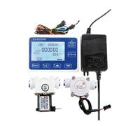 Compteur d'arrosage pour tuyau d'arrosage Électrovanne, Contrôleur De Débit Automatique ZJ-LCD-M, Compteur D'eau Numérique 1/4 Pouce For Système D'irrigation