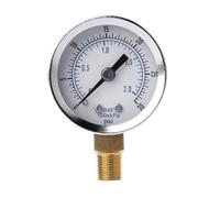 Compteur d'arrosage pour tuyau d'arrosage Manomètre Hydraulique Industriel À Double Échelle, 0-30 Psi, 0-2 Bar, Filetage 1/8'' NPT, 1 Pièce