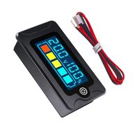 Compteur de batterie numérique DC 8-100 V auto-étalonnage résistant aux éclaboussures pour camping-car, voiture, bateau, surveillance, tension, capacité