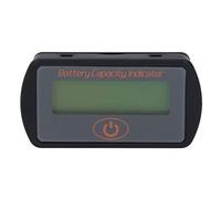Compteur de Batterie, Protection de Connexion Non Inverse de Lumière Verte Petit Tableau d'affichage de Puissance de Batterie Portable sans Danger pour électromobile (12V)