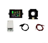 Compteur de batterie sans fil avec écran couleur de 2 4 pouces avec suivi de tension, courant, puissance, capacité et température avec transmission de données sans fil (A)