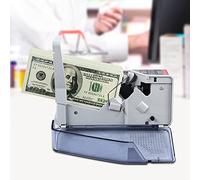 Compteur de Billets, Compteur de monnaie portable, Détecteur de Faux Billets, Compteuse de Billets Trieuse, Comptant 600 Billets/min, Compteur de billets Ecran LED