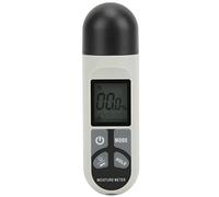 Compteur de bois 0,01% précis Lcd conception portable pour W | Détecteur numérique, test d'humidité des boiseries, écran LCD rétroéclairé, chute b