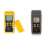 Compteur de bois LCD testeur d'humidité avec 2 broches de sonde de test pour mesurer avec précision la minuterie et les fuites d'eau