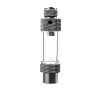 Compteur de Bulles avec Anti-Retour - Régulateur de diffuseur d'aquarium à tête Simple/Double | Anti-Retour Non démontable | Accessoire pour système de d'aquarium