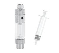 Compteur de bulles CO2, régulateur de CO2, compteur de bulles avec clapet anti-retour, compteur de bulles de CO2 - Remplissage rapide de l'eau, régulateur de CO2 pour aquariums à plantes (tête simple)