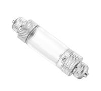 Compteur de Bulles de Co2 Double Tête, Anti-retour, Aluminium Acrylique