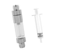 Compteur de bulles de CO2, régulateur de CO2, compteur de bulles avec clapet anti-retour, compteur de bulles de CO2 - Remplissage rapide de l'eau, régulateur de CO2 pour aquariums à plantes (double