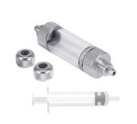 Compteur De Bulles De Pour Aquarium - Régulateur De Bulles De À Tête Unique Pour Aquarium, Système De Recharge D'eau Pour Aquariums Avec Fonction Anti-retour Pour Diffuseur D'aquarium/pompes À