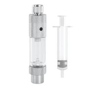 Compteur de bulles - Régulateur à tête unique, débitmètre en acrylique transparent, design anti-refoulement | Système d'aquarium facile à installer pour contrôle stable de la croissance des
