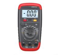 Compteur de capacité numérique pour une plage de 200PF à 20MF avec sélection manuelle de la plage et écran LCD rétroéclairé pour des lectures claires dans des environnements de faible luminosité
