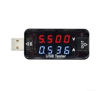 Compteur de charge USB avec double affichage de la tension et du courant pour une capacité de batterie précise et un test de puissance (C)