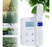 Compteur de chlorophylle portable, haute précision 0,0-99,9 SPAD, mesure rapide de 0,8 s, stockage de 16 Go, pour analyse de la teneur en chlorophylle des plantes