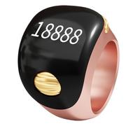 Compteur de - Clicker numérique électronique, compteur Tally à 5 chiffres | Relaxation de méditation de tasbeeh rotatif portable, outil de comptage de prières pour les doigts actifs à