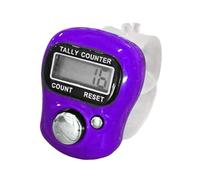 Compteur de -clicker - Ticker électronique Portable, Petit Appareil à Anneaux, Rapide du comptage - Fonction de comptage Portable pour Marchandises - Entraînements au Crochet - Événement