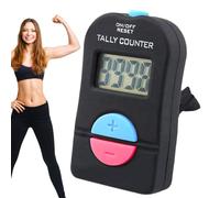Compteur de comptage | Compteur à clicker portable | Écran LCD de 2,48 pouces avec boutons Plus/Minus et mode silencieux | Design ABS compact pour le sport, le golf, le baseball, la gym, les