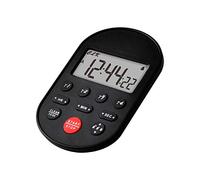 Compteur de Compte à rebours numérique de Table Runleader,Compte à rebours,alarmes Fortes,Batterie remplaçable pour Laboratoire,réunion de e Cours de Remise en Forme,Travail(noir-207)