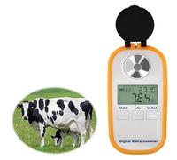 Compteur de concentration de colostrum, réfractomètre numérique à LED, mesure précise ± 0,2 %, résolution 0,1 %, détection haute portée de 0 à 50 % pour tester la teneur en sucre