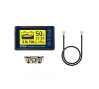 Compteur de Coulomb DC8-120 V, indicateur capacité batterie, tens, courant, 50 A/100 A/350 A/500 A, compteur for voiture électrique,Tests précis(100A(0-150A))