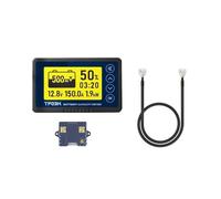 Compteur de Coulomb DC8-120 V, indicateur capacité batterie, tens, courant, 50 A/100 A/350 A/500 A, compteur for voiture électrique,Tests précis(50A(0-75A))