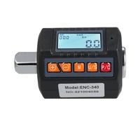 Compteur de couple à affichage numérique, testeur de couple à clé 10-340N.m avec adaptateurs 3/8'' avec fonction d'alarme sonore et lumineuse Conversions d'unités