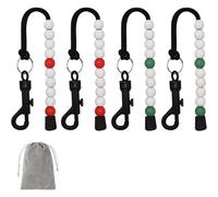 Compteur De Coups De Golf,Compteur De Score De Golf,Scoreur Golf,Compteur Boulier Golf,Compteur De Perles De Golf,Chaîne De Perles De Golf Avec Pince,Pour Sports De Golf En Plein Air