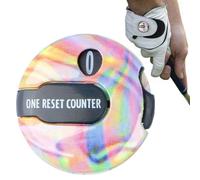 Compteur De Coups De Golf | Mini Multicolore Réinitialisation Tactile 3 Cm | Compteur Swing Golf | pour Pratique Quotidienne Compétition Practice Zone d'Entraînement Montre, Gants, Ceinture, Vêtements