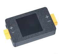 Compteur de courant CC bidirectionnel 8-150 V avec écran LCD, testeur de tension et de courant pour modèles d'avions (noir)