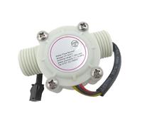 Compteur de débit de liquide de précision avec technologie effet Hall G1/2 raccord pour systèmes d'eau chaude immédiats capteurs de débit métalliques