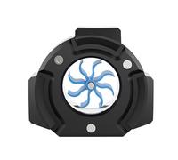 Compteur de débit de refroidissement à eau à filetage G1/4 élevé à trois ports dynamique pour une résistance minimale