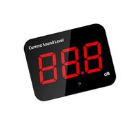 Compteur de décibels de haute précision avec alarme visuelle et maintien des données pour le bruit dans divers environnements tels que la maison, l'école, la santé de l'industrie
