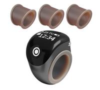 Compteur de Décompte à Doigt,Appareil Précis Et Stable En Temps Réel - Bague Compteur De Doigts Avec Cliqueur | Pour Intérieur Extérieur Quotidien Golf Mathématiques Salle De Classe Exercice