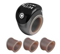 Compteur de Décompte à Doigt - Dispositif de Comptage Précis et Stable en Temps Réel - Bague Compteur De Doigts Avec Cliqueur,Pour Intérieur Extérieur Marche Quotidienne Golf Mathématiques Salle De Cl