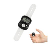 Compteur de doigt - Compteur électronique avec sangle réglable, compteur numérique multifonctionnel | Compteur numérique manuel avec doigt, tachymètre de fitness, compteur de méditation, comptage