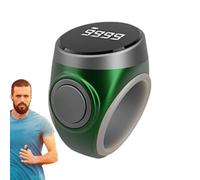 Compteur de doigt - Écran ABS Smart Clicker | Tally Couper numérique avec design rechargeable, comptage de prières, suivi | Anneau de compteur manuel pour usage quotidien, coaching sportif
