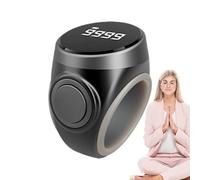 Compteur de doigt - Écran ABS Smart Clicker | Tally Couper numérique avec design rechargeable, comptage de prières, suivi | Anneau de compteur manuel pour usage quotidien, coaching sportif