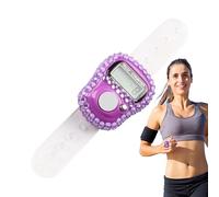 Compteur de doigt électronique, compteur numérique numérique numérique LCD | Bague de tally portable portable ronde record record pour la piste et le terrain rond rappel