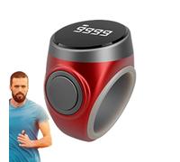 Compteur de doigt intelligent, compteur de doigt électronique, compteur de doigt à 4 chiffres avec grand écran numérique, compteur de main, aide à compter les prières portables, nombre de chiffres