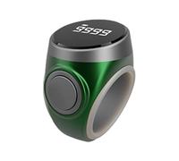 Compteur de doigt intelligent - Compteur électronique à 4 chiffres | Bouton conçu avec précision pour comptage de prières Tasbeeh numérique, tricot, crochet, coaching et rappels de temps