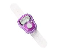 Compteur de doigts - Anneau de compteur de nombre d'affichage LCD réinitialisable avec sangle réglable | Compteur de compteurs numériques pour rangées, tours, prières, barrages