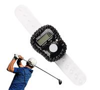 Compteur de doigts - Anneau de compteur de nombre d'affichage LCD réinitialisable avec sangle réglable | Compteur de compteurs numériques pour rangées, tours, prières, barrages