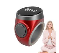 Compteur de doigts - Bague de comptage numérique, écran LED transparent, bande réglable, fonction de réinitialisation rapide | Nombreuses applications pratiques pour l'exercice, les études, les doigts