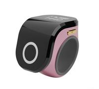 Compteur de doigts électronique avec écran LCD, rechargeable USB-C, étanche, pour le comptage des rangs, l'entraînement physique et les activités sportives (doré)