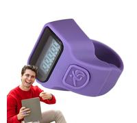 Compteur de doigts électronique, clicker sportif portable, écran LCD, minuterie de course, compteur numérique pour répétitions, tours, présences, inventaire et événements