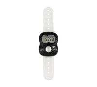 Compteur de doigts numérique - Affichage électronique portable - Appareil de comptage réinitialisable - Outil de comptage multifonction pour la pêche, le golf, le coaching, les tours de des