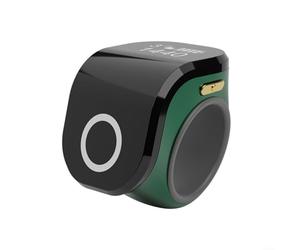 Compteur de doigts numérique rechargeable avec écran LCD, ultra léger 12 g pour le comptage de rangs (vert)