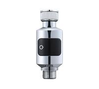 Compteur de douche - Moniteur de thermomètre de tube de 1/2 pouce | Indicateur de température de l'eau, affichage numérique LED, cuisine de salle de bain domestique, thermomètre hydroélectrique pour